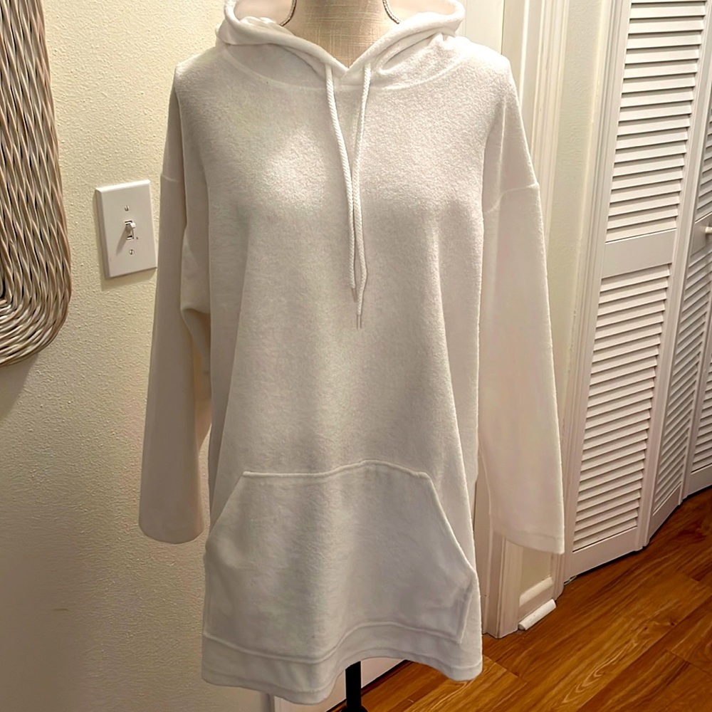 Lands’ End Terry Swim coverup hoodie